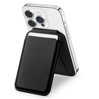 Magnetic Folding Wallet Card Holder Leather Phone Stand for Magsafe IPhone 14 13 15 Pro Max 16 Macsafe Support Telephone Bracket